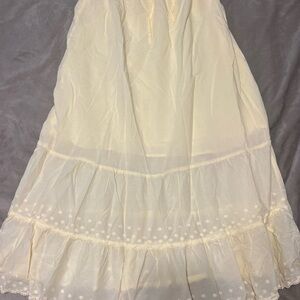 Brandy Melville Soft Yellow Maxi Skirt